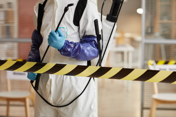 Professional Blood Cleanup technician working in Warrington, FL